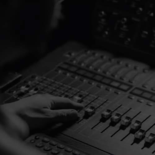 Mixing console detail